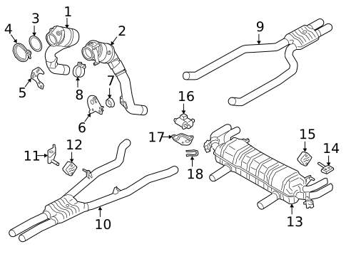 Exhaust Components for 2020 BMW 750i xDrive #0