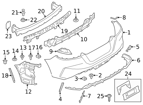 Bumper & Components - Rear for 2021 BMW Z4 #1
