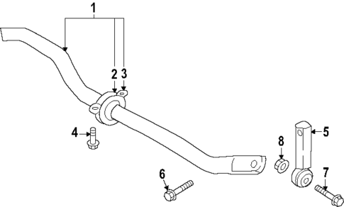 Stabilizer Bar & Components for 2025 Audi SQ7 #1