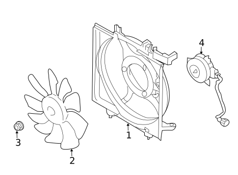 Cooling Fan for 2021 Subaru Forester #0