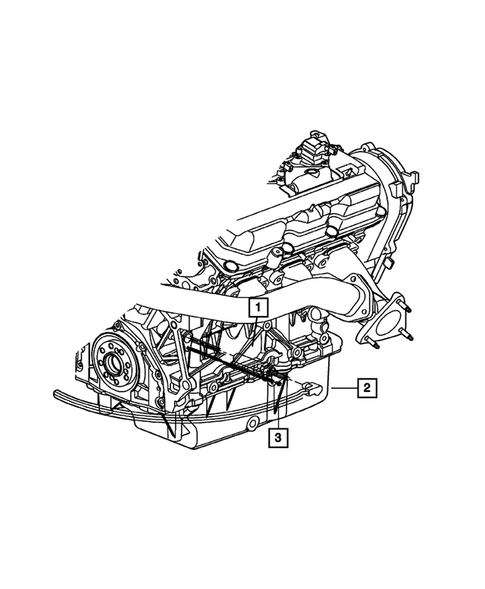Cylinder Block for 2004 Chrysler Pacifica #1