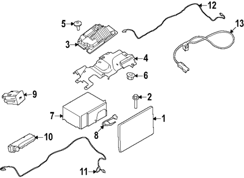 Navigation System Components for 2024 Ford Transit-350 HD #0
