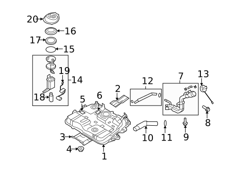 Senders for 2009 Kia Rondo #0