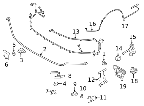 Bumper & Components - Front for 2022 Porsche Cayenne #3
