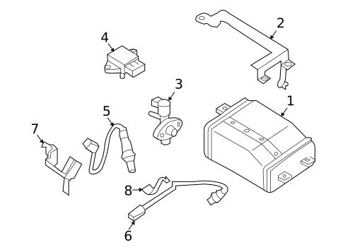 Emission Components for 2023 Nissan TITAN #29