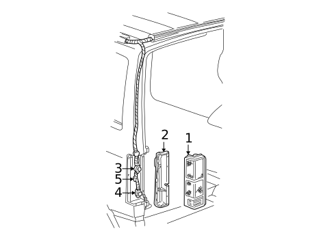 Tail Lamps for 2001 GMC Safari #0