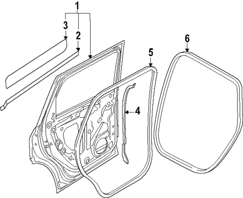 Door & Components for 2025 Audi Q7 #1
