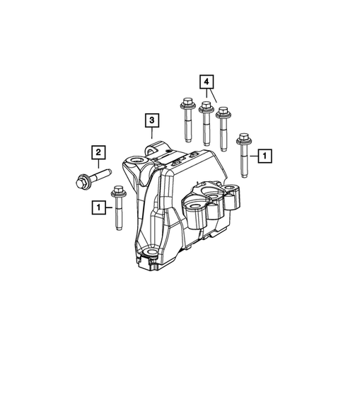 Engine Mounting for 2016 Dodge Dart #2