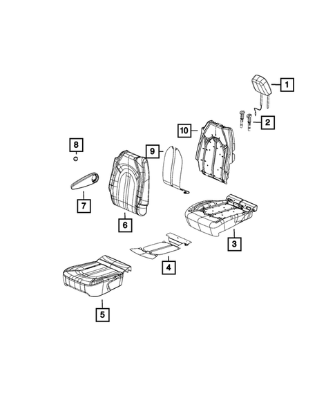 Rear Seats - Second Row for 2023 Chrysler Pacifica #2