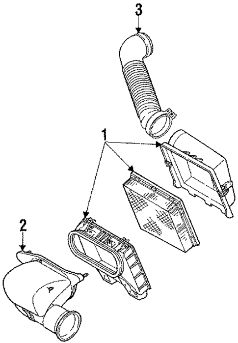 Air Inlet for 1986 Mercury Cougar #0
