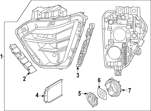 Headlamp Components for 2024 Hyundai Kona Electric #0