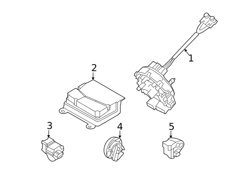 Air Bag Components for 2022 Hyundai Elantra N #1