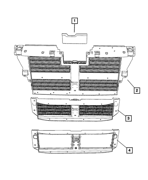 Grilles for 2022 Jeep Grand Cherokee L #1