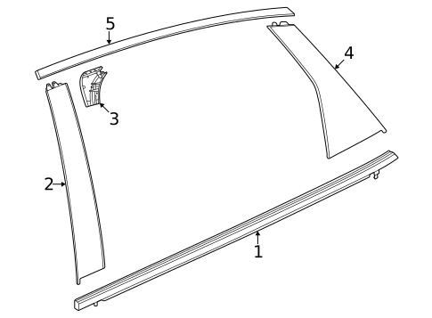 Exterior Trim - Rear Door for 2022 Honda Civic #0