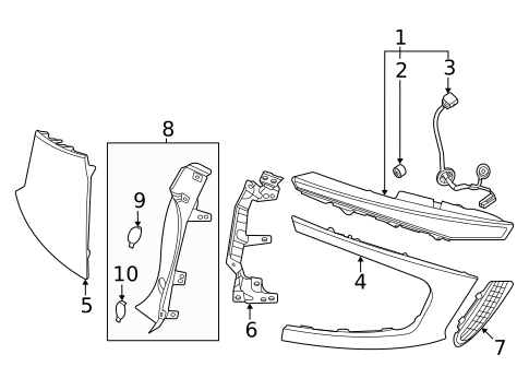 Tail Lamps for 2023 Kia EV6 #0