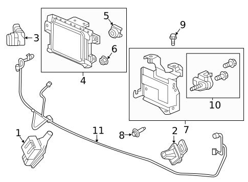 Electrical Components for 2022 Honda Pilot #0