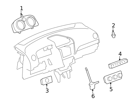 Instrument Panel for 2008 Saturn Vue #2