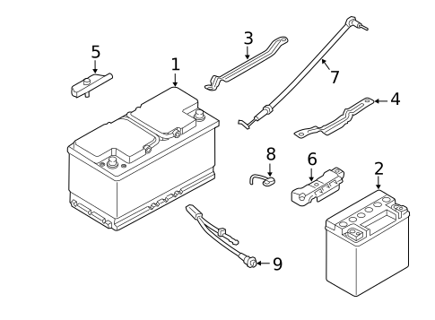Battery for 2021 BMW 750i xDrive #0