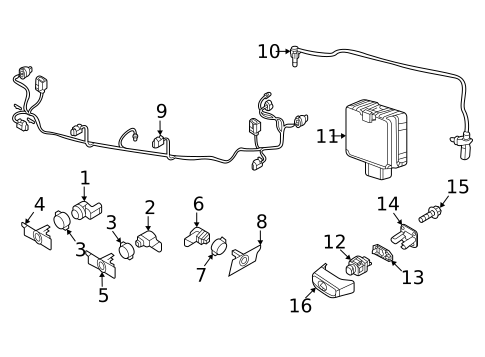 Electrical Components for 2020 Volkswagen Atlas Cross Sport #1