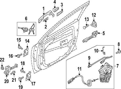 Front Door for 2023 Kia Niro #0