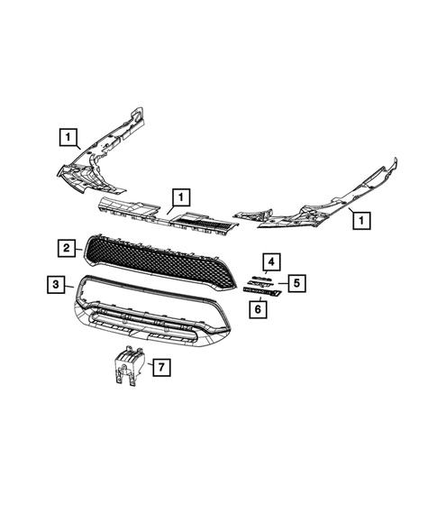 Grilles for 2020 Dodge Durango #1