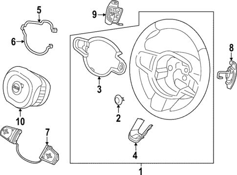 Steering Wheel & Trim for 2025 Volvo XC60 #0
