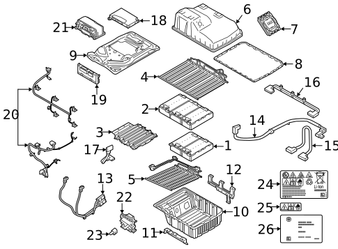 Battery for 2024 Mini Cooper Countryman #0