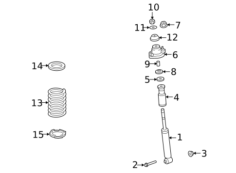 Shocks & Components for 2013 Mitsubishi Outlander #1