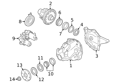 Carrier & Components for 2018 Ford Expedition #2