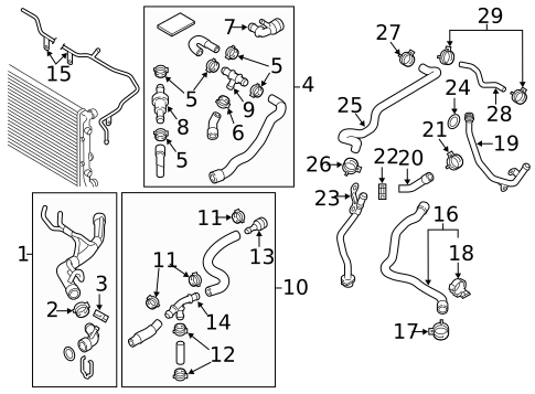Hoses & Lines for 2014 Volkswagen Beetle #1