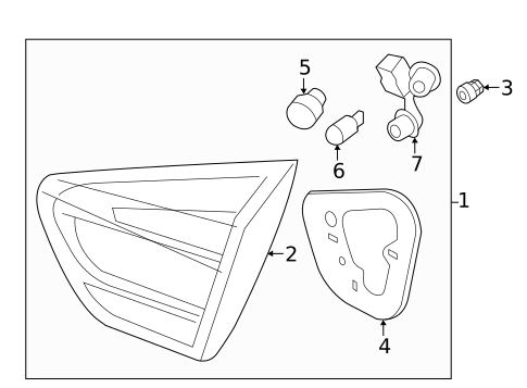 Backup Lamps for 2014 Kia Rio #0
