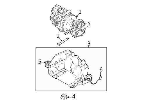 Condenser, Compressor & Lines for 2025 Volvo EC40 #11