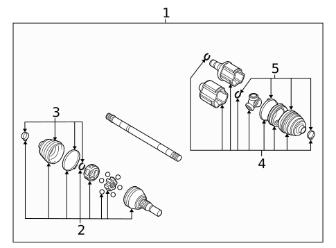 Drive Axles for 2012 Cadillac CTS #0
