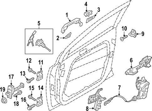 Lock & Hardware for 2025 Kia Sportage #0