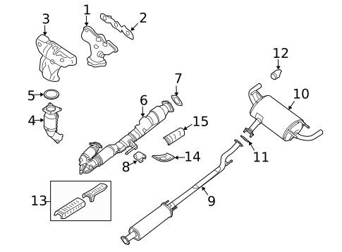 Exhaust Manifold for 2011 Nissan Altima #0