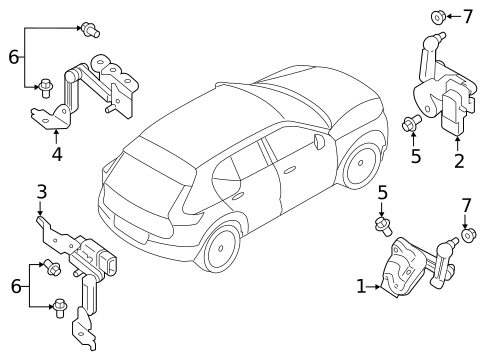 Electrical Components for 2023 Volvo XC40 #1