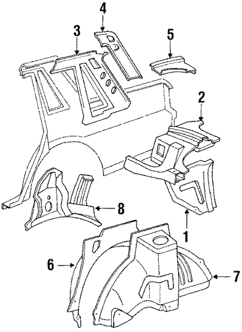 Inner Components for 1988 Toyota Camry #2