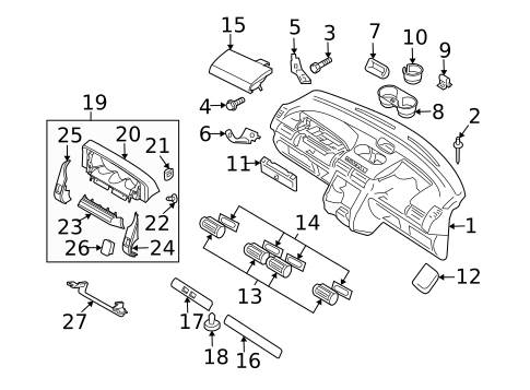 Instrument Panel for 2004 Land Rover Freelander #0