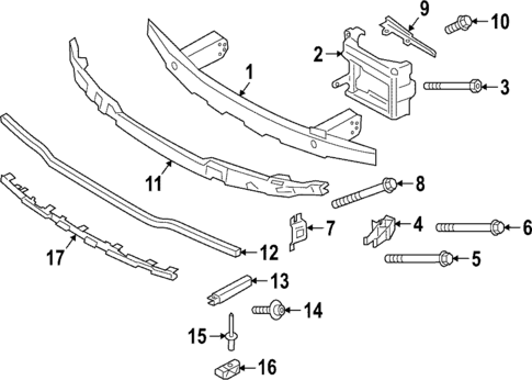 Bumper & Components - Front for 2025 BMW 330i #0