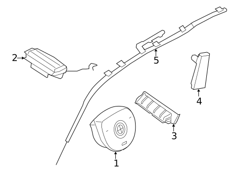 Air Bag Components for 2018 BMW X6 #0