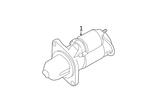 Starter for 2012 Subaru Impreza #1