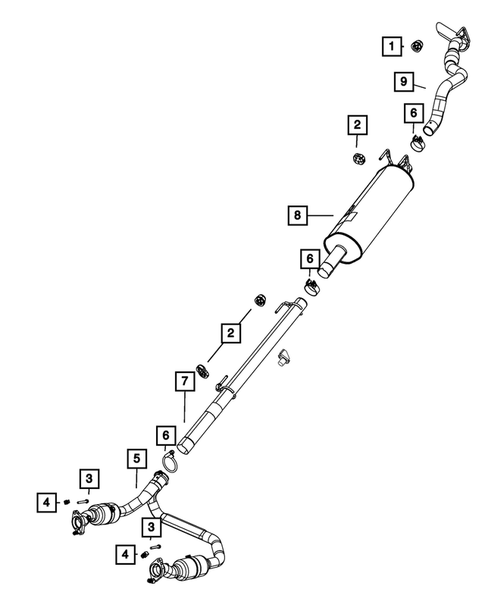 Exhaust System for 2016 Ram 1500 #4