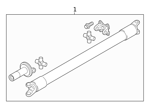 Propeller Shaft for 2018 Ford F-150 #2