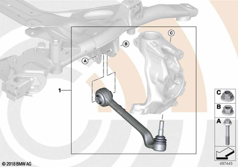Front Axle for 2014 BMW 428iX #1