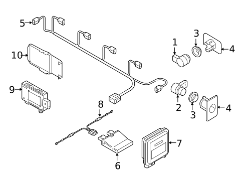Electrical Components for 2021 Audi Q8 #5