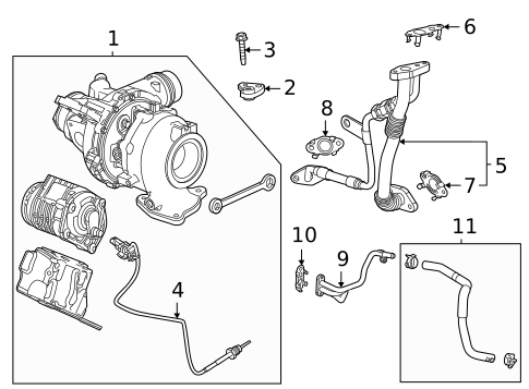 Turbo Charger for 2021 GMC Yukon #0