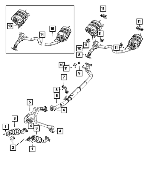 Exhaust System for 2022 Jeep Grand Wagoneer #6