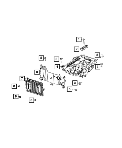 Keys, Modules and Engine Controllers for 2019 Jeep Cherokee #4