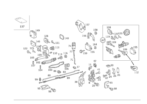 Locking System for 1993 Mercedes-Benz 400SEL #3