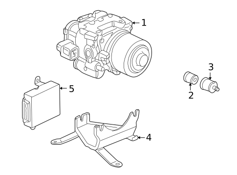 Anti-Lock Brakes for 2000 Honda Accord #1